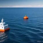 해양공학 해양 방사능 모니터링 - **Prompt 1: The Guardians of the Azure Depths**
    "A stunning panoramic view of a vast, calm, and ...