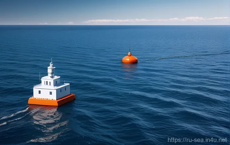 해양공학 해양 방사능 모니터링 - **Prompt 1: The Guardians of the Azure Depths**
    "A stunning panoramic view of a vast, calm, and ...