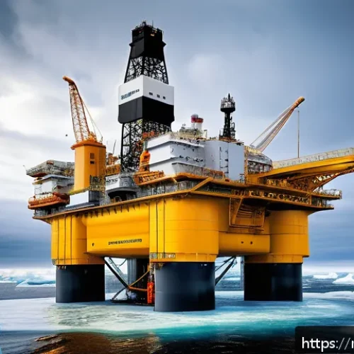 Home 30 해양공학 해양 자동화 시스템 - A futuristic offshore oil platform equipped with advanced smart sensors and real-time monitoring sys...